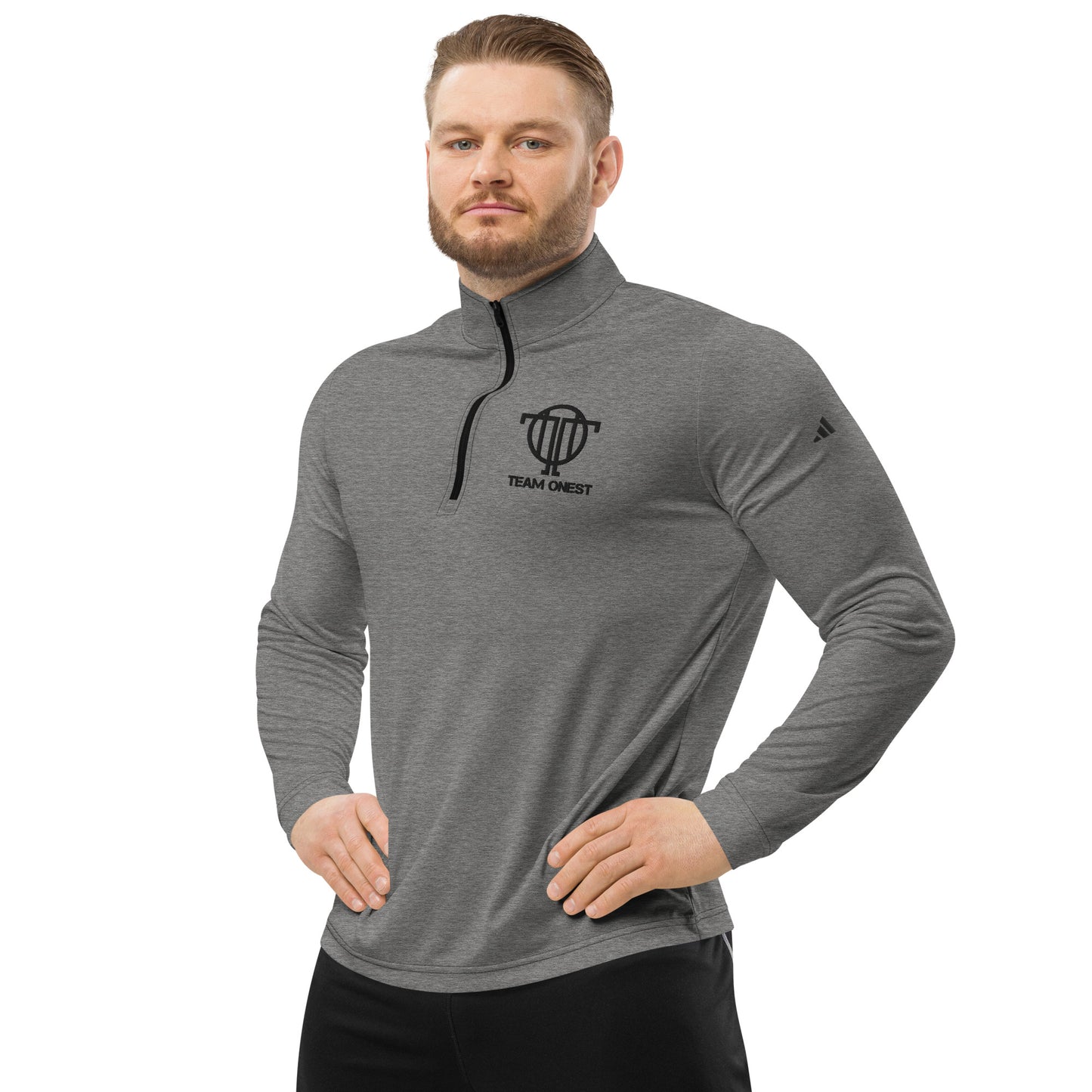 Quarter Zip Pullover (Black)