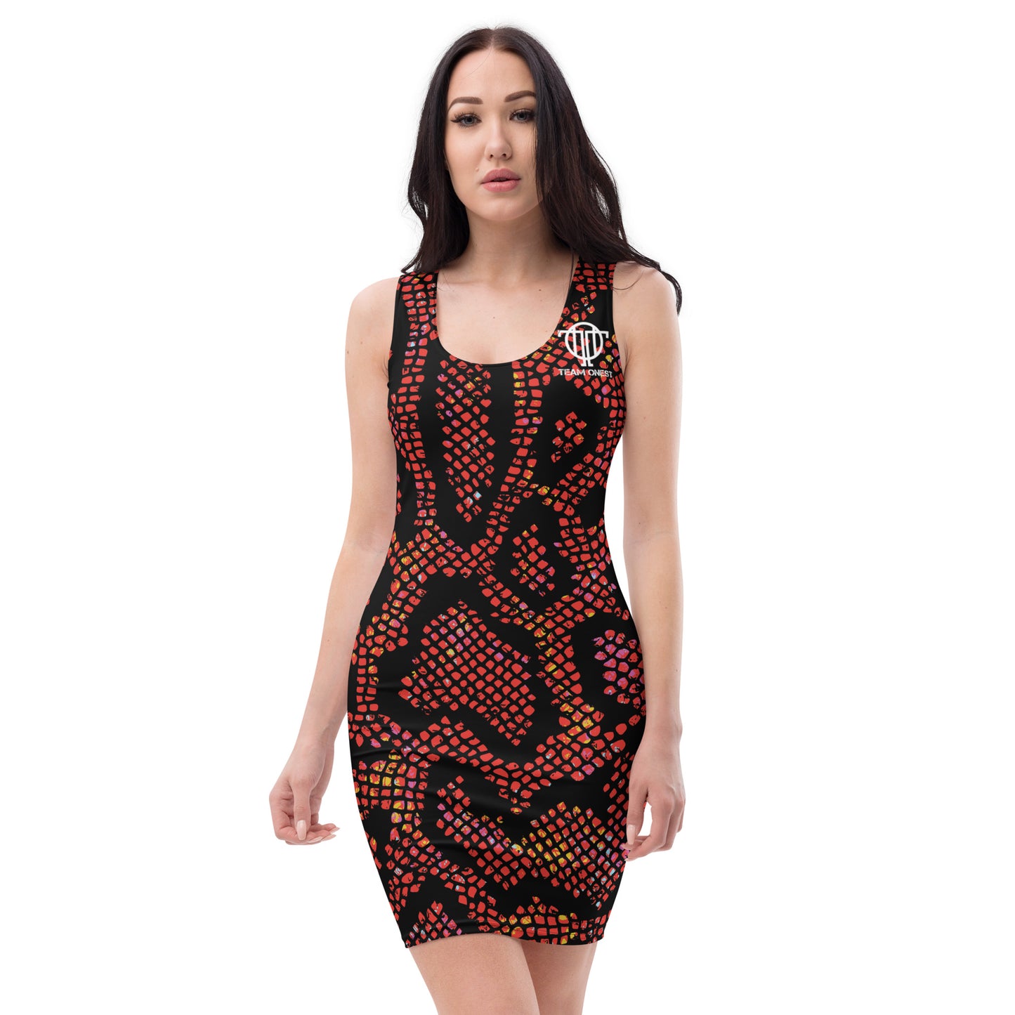 Red Anaconda Dress