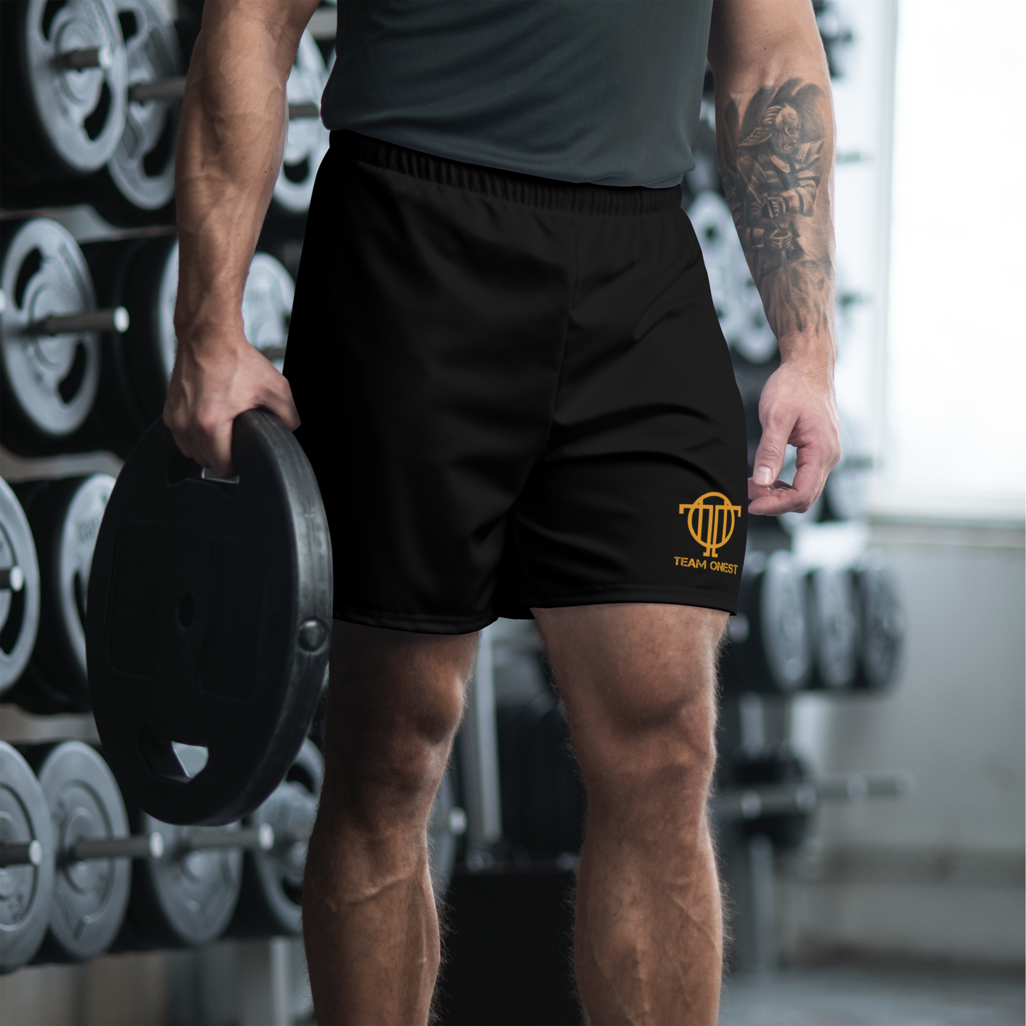 Men's Athletic Shorts (Gold)