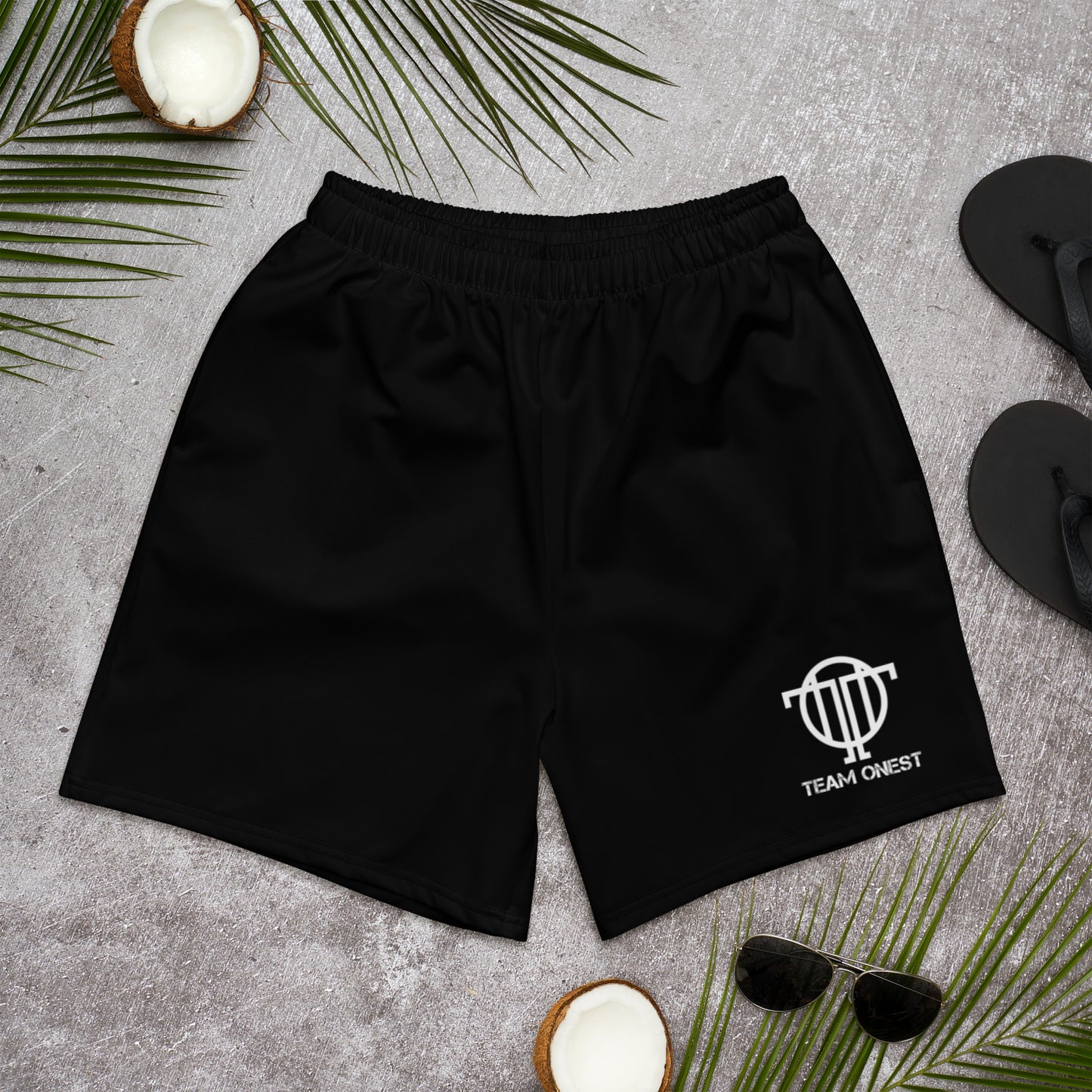 Men's Athletic Shorts (White)