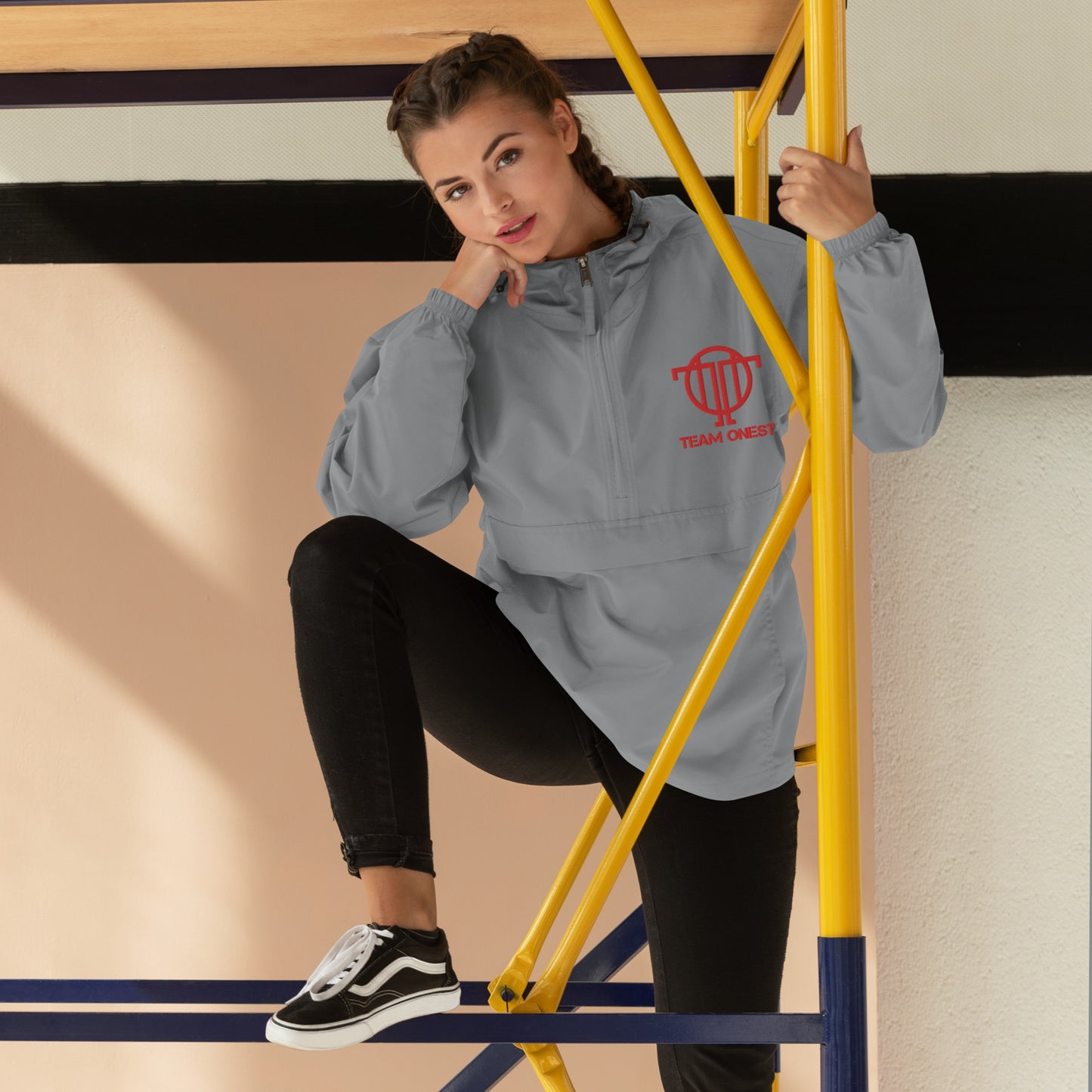 All Season Packable Jacket (Red)