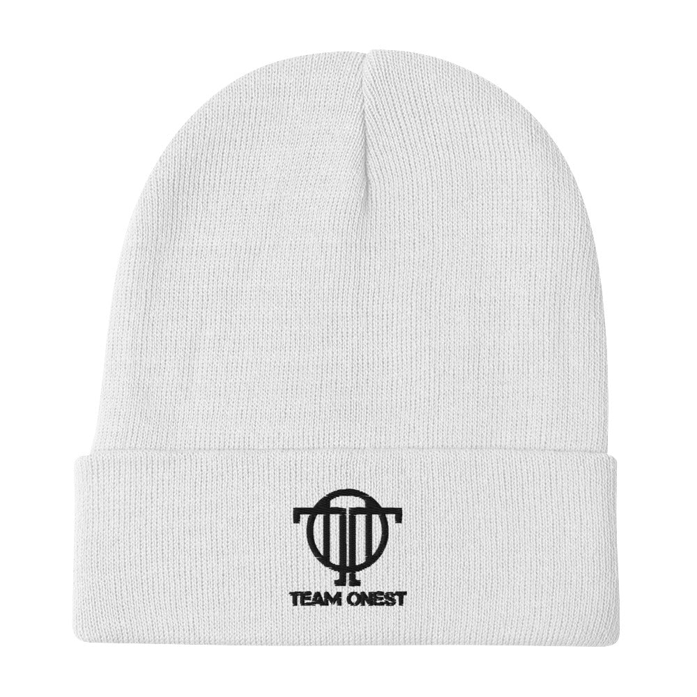 Embroidered Beanie (Black)