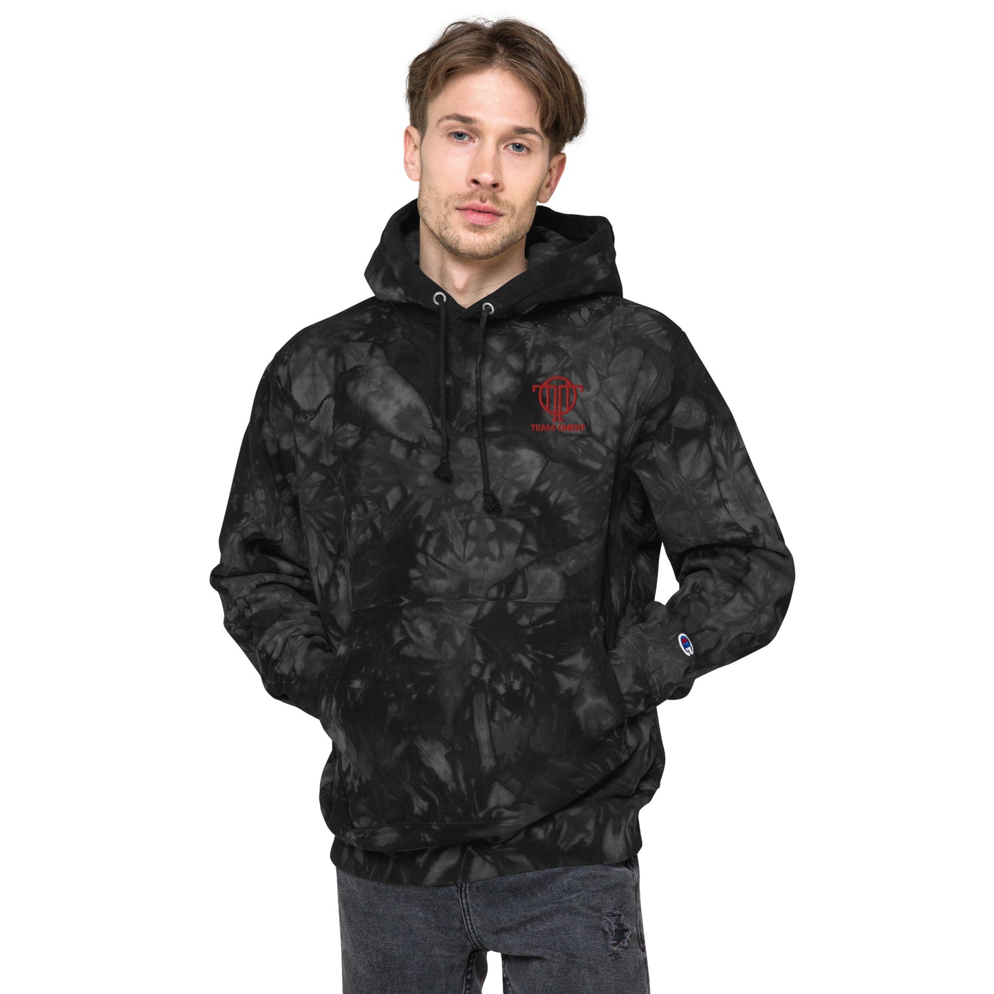 Tie-Dye Hoodie (Red)